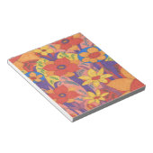 Bold Bohemen Oranje Garden Print Notitieblok (Schuin)