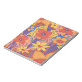 Bold Bohemen Oranje Garden Print Notitieblok (Linkerzijde)