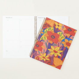 Bold Bohemen Oranje Garden Print Planner