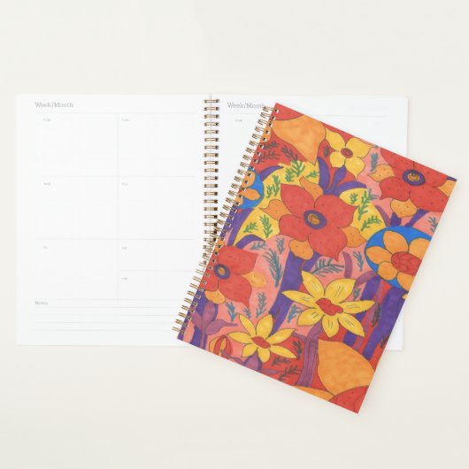 Bold Bohemen Oranje Garden Print Planner (Display)