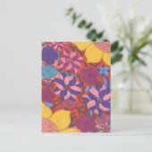 Bold Bohemian Floral Art Briefkaart (Staand voorkant)