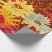 Bold Bohemian Floral Cadeaupapier (Hoek)