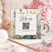 Bold Bohemian Wildflower Uniek Informatiekaartje