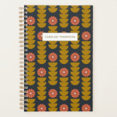 Bold Boho Botanisch Geometrisch Gepersonaliseerd Planner (Voorkant)