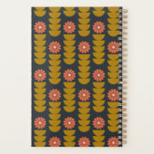 Bold Boho Botanisch Geometrisch Gepersonaliseerd Planner (Achterkant)