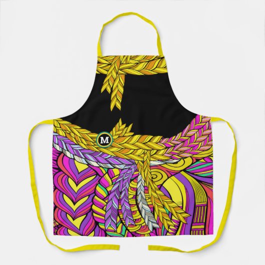 BOLD BOHO BRAID Design Schort (Voorkant)