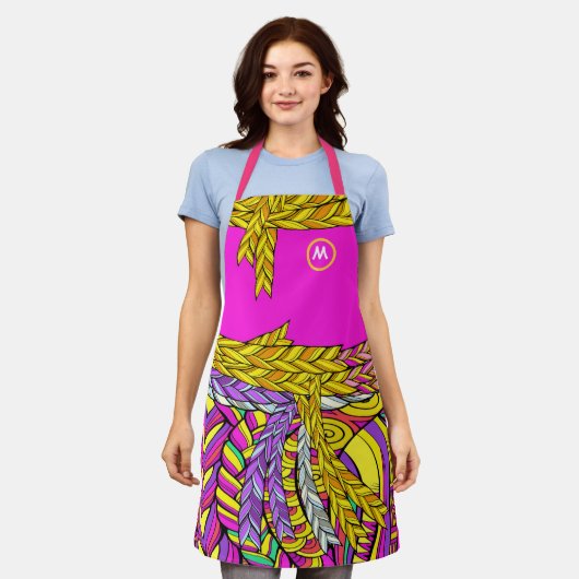 BOLD BOHO BRAID Design versie 2 Schort (Gedragen)