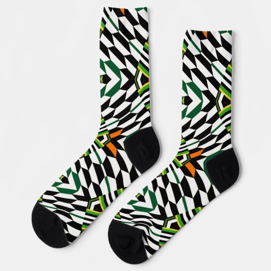 Bold Boho Tribal Look Crew Socks Sokken (Links)