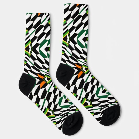 Bold Boho Tribal Look Crew Socks Sokken (Rechts)