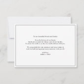 Bold Boho Wildflower Waterverf Hartelijk dank Bedankkaart (Achterkant)