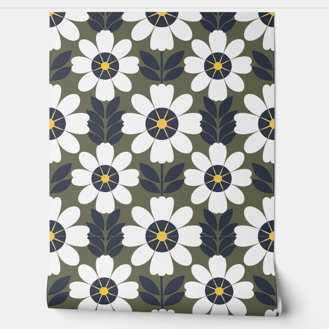 Bold Botanical Bloom Behang (Afrollen)