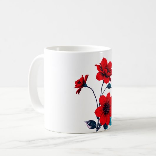 Bold Botanical Coffee Cup Koffiemok (Voorkant links)