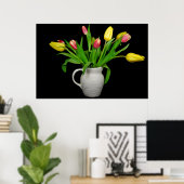 Bold Bouquet Poster (Thuiskantoor)