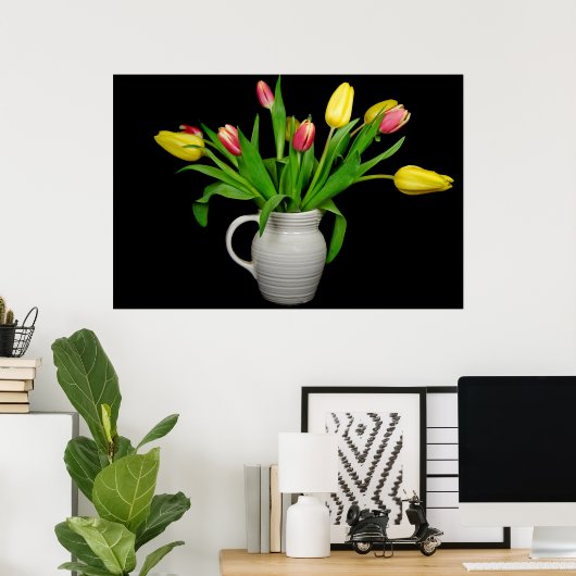 Bold Bouquet Poster (Thuiskantoor)