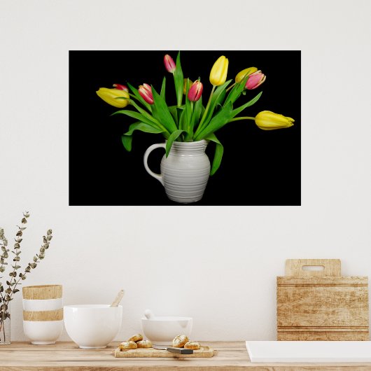Bold Bouquet Poster (Keuken)