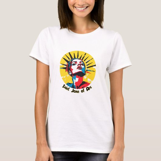 Bold & Brave: St. Jeanne d'Arc in Chic Style! T-shirt (Voorkant)