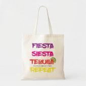 BOLD Bride Tribe Fiesta Siesta Tequila Repat Tote Bag (Voorkant)