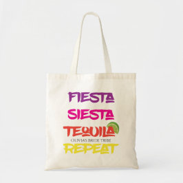 BOLD Bride Tribe Fiesta Siesta Tequila Repat Tote Bag
