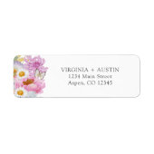 Bold Bright Floral Etiket (Voorkant)