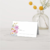 Bold Bright Floral Plaatskaartje (Voorkant)