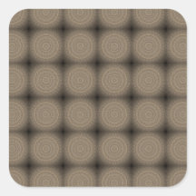 Bold Bronze en Taupe Geometric Mandala Circles