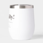 Bold Brown White Modern 50th Birthday Custom  (Achterkant)