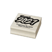 Bold Brush Klasse van 2027 Rubber Stamp Rubberstempel (Stempel)