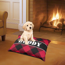 Bold Buffalo Red Black Plaid Patroon Naam