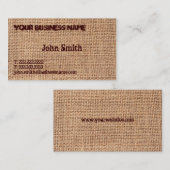  Bold-buistextuur Visitekaartje (Voorkant / Achterkant)