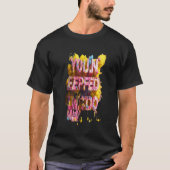 Bold Burst T-shirt - Abstracte Artistic Expression (Voorkant)