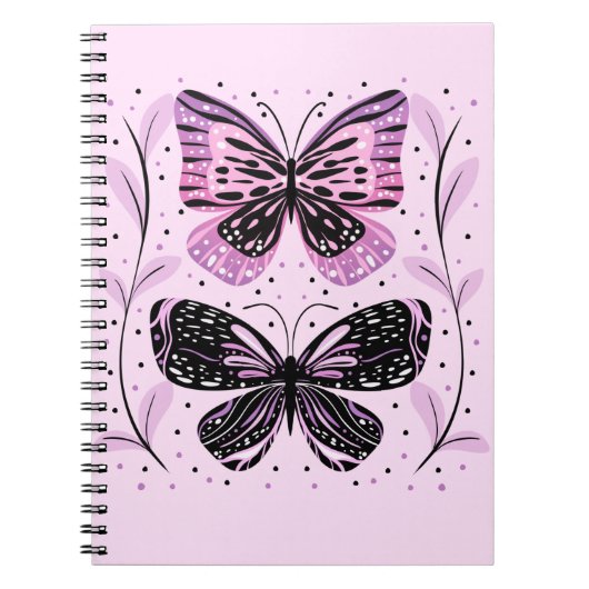 Bold Butterfly Duo Notitieboek (Voorkant)