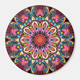 Bold Buzz Kaleidoscope Mandala Magneet