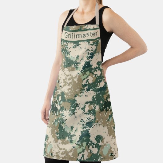 Bold Camo Print Kitchen & Grill Gear Schort (Insitu)