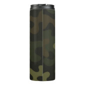 Bold Camouflage Pattern Outdoor Enthusiasts Hunter Thermosbeker (Achterkant)