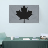 Bold Canadian Black Maple Leaf Spandoek (Beurs)