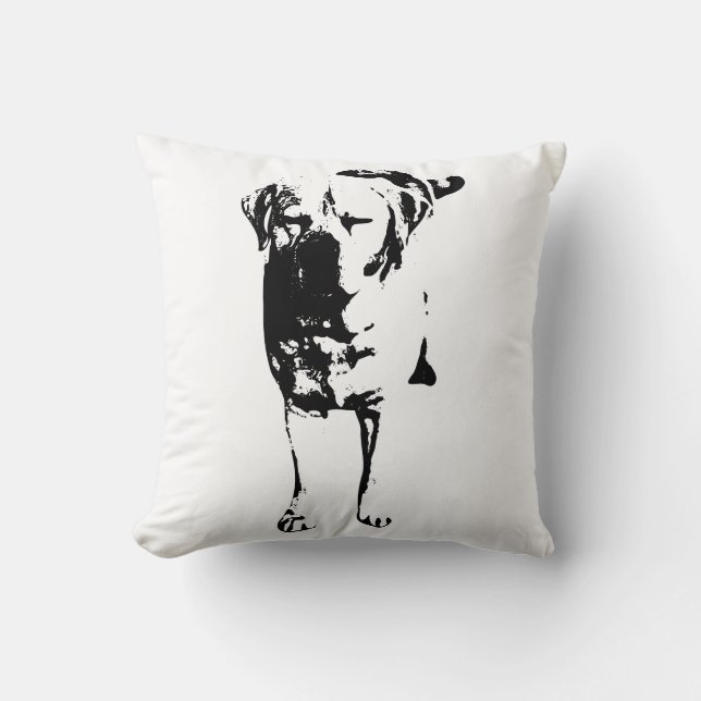 Bold Canine Presence Kussen (Voorkant)