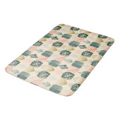 Bold Caribbean Tribal Mudcloth: Boho Buttercream Badmat (Gekanteld)