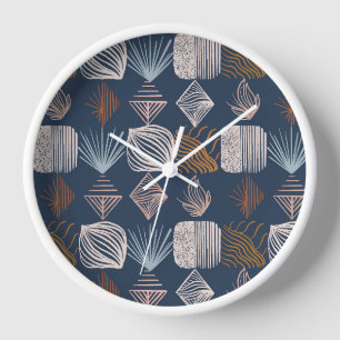 Bold Caribbean Tribal Mudcloth: Navy Blue, Boho