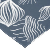 Bold Caribbean Tribal Mudcloth: Navy Blue& White, Tafelkleed (Gekanteld)