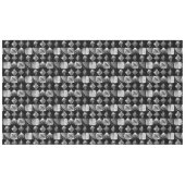 Bold Caribbean Tribal Mudcloth - Zwart & Wit, Tafelkleed (Voorkant (Horizontaal))