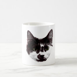 Bold Cat Gaze | Ink Style Mug Koffiemok
