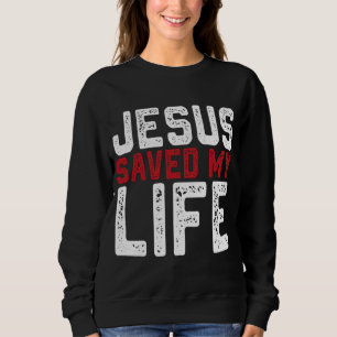 BOLD Christelijk Gift Jesus redde mijn leven Trui