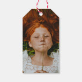 Bold Chunky Geometric Joy Kleurrijke Stippen Moder Cadeaulabel (Achterkant)