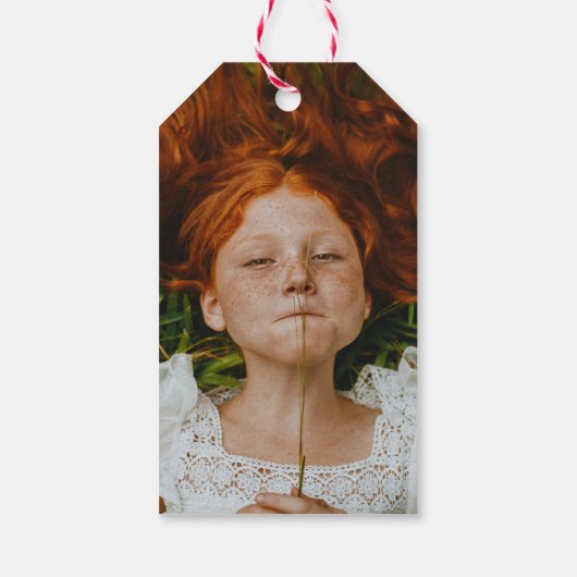 Bold Chunky Geometric Joy Kleurrijke Stippen Moder Cadeaulabel (Achterkant)