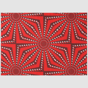 Bold Circus Starburst Achtergrond Tissuepapier