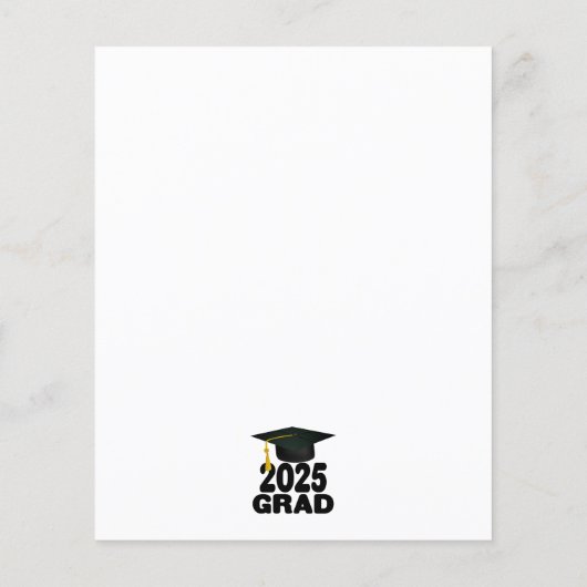 Bold Class of 2025 Afstuderen aangekondigd (Achterkant)