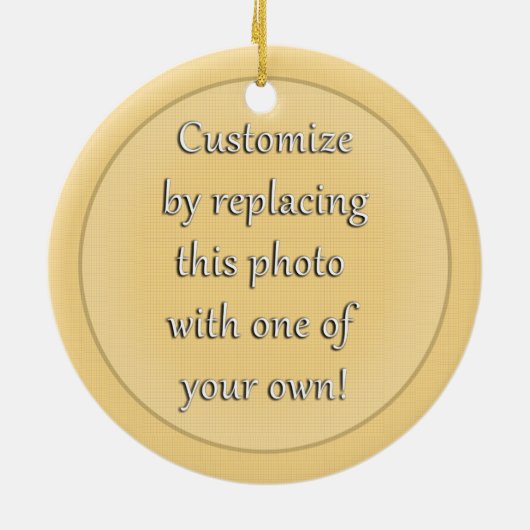 Bold Class of 2026 Foto Afstuderen Keramisch Ornament (Achterkant)