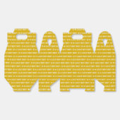 Bold Class of 2026 Graduation Pattern Bedankdoosjes (Ongevouwen)