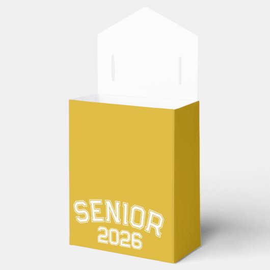 Bold Class of 2026 Graduation Pattern Bedankdoosjes (Geopend)