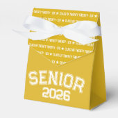 Bold Class of 2026 Graduation Pattern Bedankdoosjes (Voorkant Zijde)